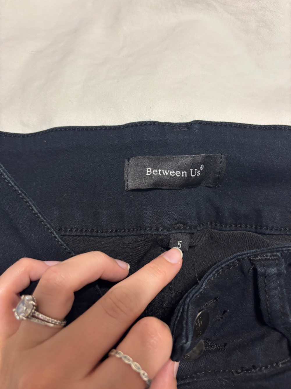 5/$25 💐 | Between Us Black Skinny Jeans - Picture 2 of 5